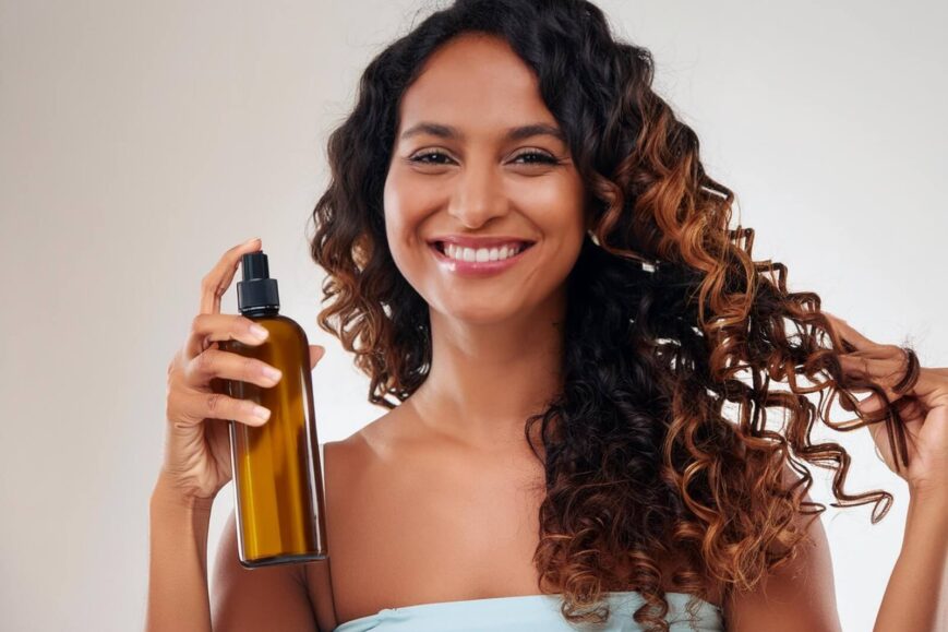 Hair oil for curly hair