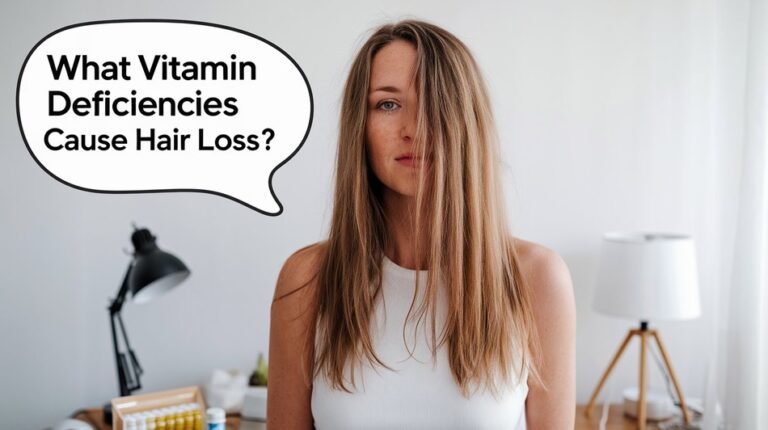 what vitamin deficiencies cause hair loss