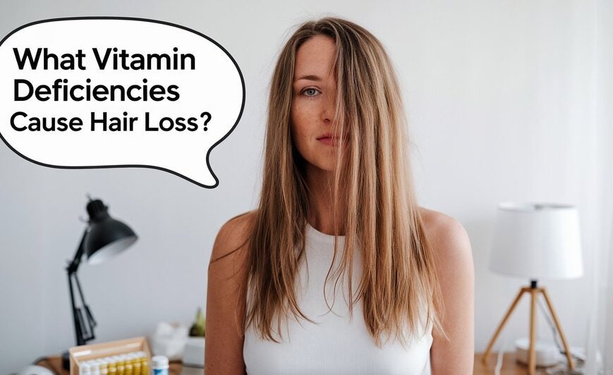 what vitamin deficiencies cause hair loss